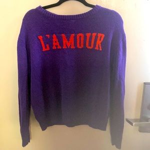 M Purple Sweater